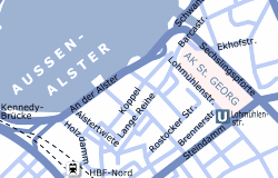Stadtplan Hamburg